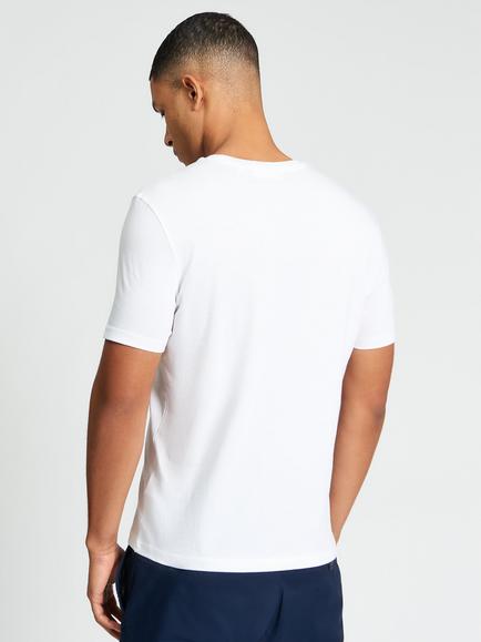 Ben Sherman Cotton Core Stripe T-Shirt, White - view 2, White