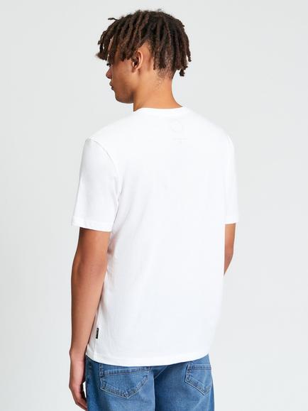Ben Sherman Festival Flag Crew Neck Cotton T-Shirt, White - view 2, White