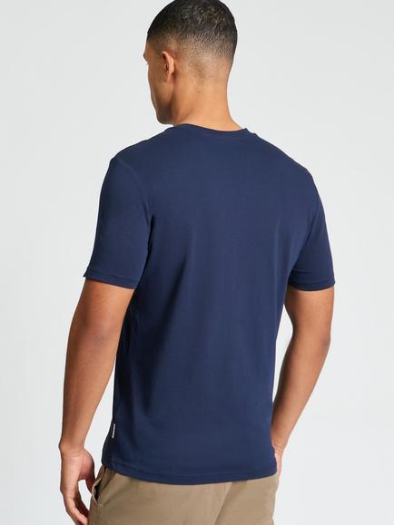 Ben Sherman Cotton Plectrum Target T-Shirt, Dark Navy/Multi - view 2, Dark Navy/Multi