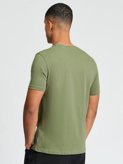 Ben Sherman Cotton Seagull Target T-Shirt, Olive/White - view 2, Olive/White
