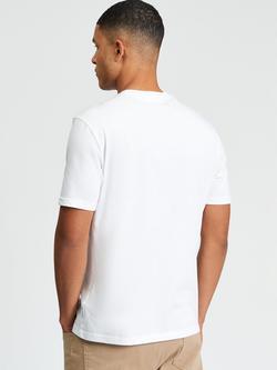 Ben Sherman Regular Fit Seaside Sessions Graphic Print Cotton T-Shirt, White - view 2, White