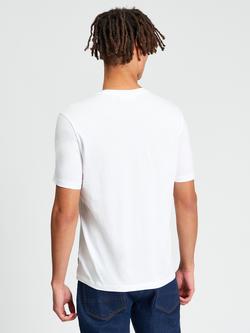 Ben Sherman Regular Fit The Start Graphic Print Cotton T-Shirt, White - view 2, White