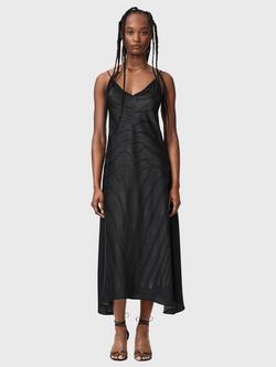 AllSaints Leona Dress, Black, Black