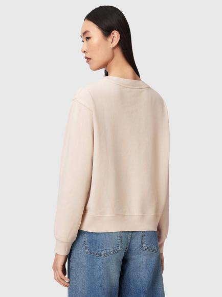 AllSaints Pippa Insignia Sweatshirt - view 2, Crystal Pink