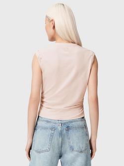 AllSaints West Tank Top - view 2, Crystal Pink