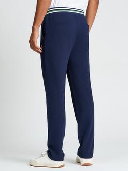 Ben Sherman Cotton Tipped Jersey Joggers, Dark Navy - view 2, Dark Navy