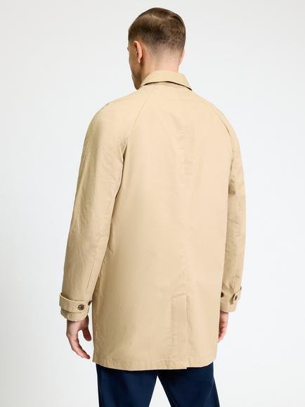 Ben Sherman Signature Woven Cotton Mac, Sand - view 2, Sand