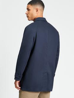 Ben Sherman Signature Woven Cotton Mac, Dark Navy - view 2, Dark Navy