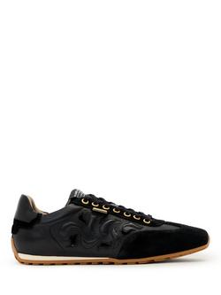 AllSaints Liam Western Lace Up Trainers, Black