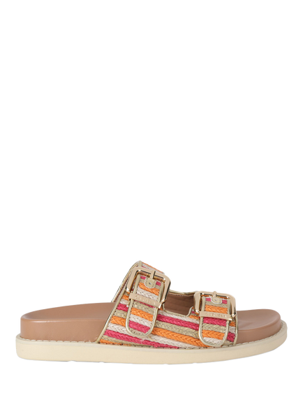 Carvela Soprano Braided Footbed Sandals, Multi