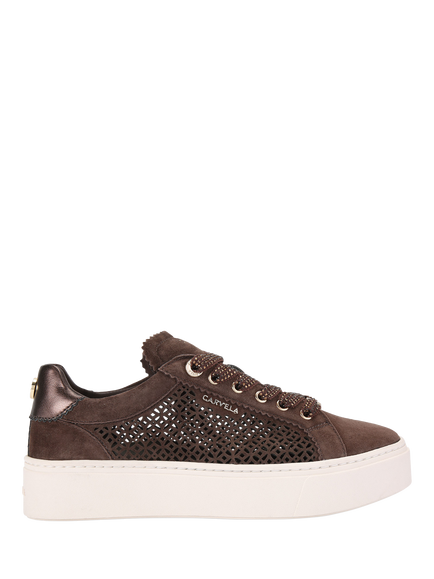 Carvela Caprese Laser Trainers, Brown, Brown