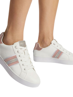 Carvela Rapid Trainers, Pink/Multi - view 2, Pink/Multi