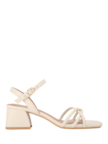 KG Kurt Geiger Sable Block Heel Sandals, Natural Putty, Natural Putty