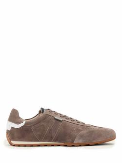 AllSaints Liam Suede Lace Up Trainers, Karoo Brown, Karoo Brown
