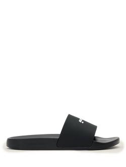 AllSaints Open Toe Date Slider Sandals, Black