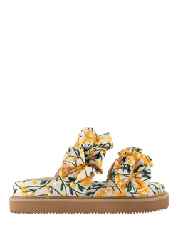 KG Kurt Geiger Sunshine Footbed Sandals, White/Multi, White/Multi