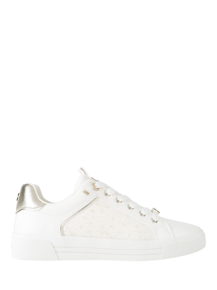 KG Kurt Geiger Lillian Mesh Trainers, White/Multi, White/Multi