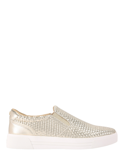 KG Kurt Geiger Lillian Slip In Trainers, Gold, Gold