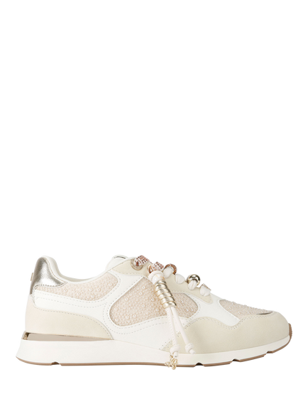 KG Kurt Geiger Lira Embellished Trainers, White/Multi, White/Multi