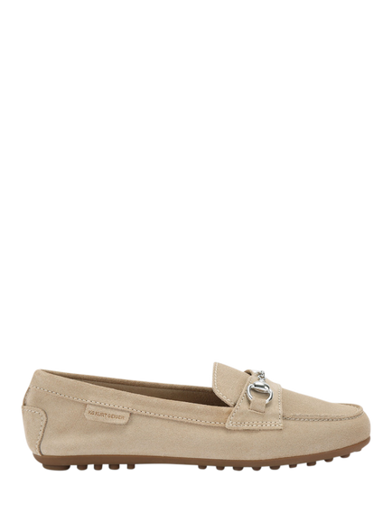 KG Kurt Geiger Nellie Suede Loafers, Natural Taupe, Natural Taupe