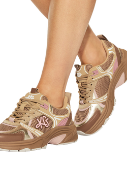 KG Kurt Geiger Lexie Mesh Trainers, Natural - view 2, Natural