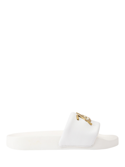 Kurt Geiger London Meena Kurt Slider Sandals, White