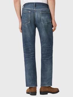 AllSaints Bead Slim Fit Jeans, Blue - view 2, Blue