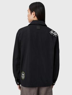 AllSaints Soundman Coach Shirt Jacket, Black - view 2, Black
