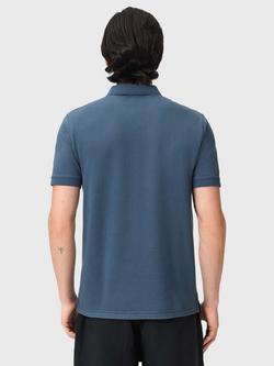 AllSaints Reform Slim Fit Polo Shirt, Pack of 2, Pink/Optic White - view 2, Grey/Lake Blue