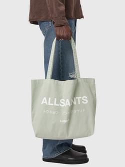 AllSaints Underground Tote Bag - view 2, Powdered Green