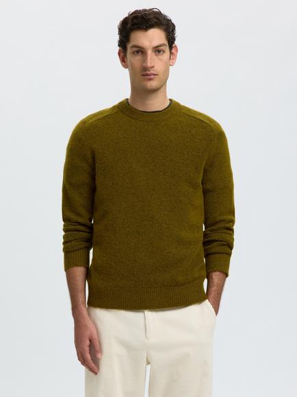 Selected Pullover Jumper, Fir Green, Fir Green