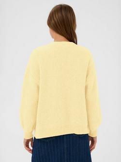 Saint Tropez Ottoline Open Neck Cardigan - view 2, Lemon Drop Melange