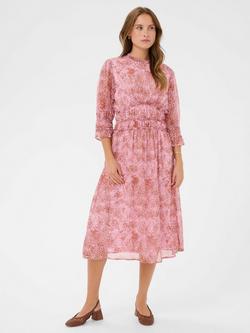 Saint Tropez Olexandra Animal Print Dress, Pink Nectar, Pink Nectar