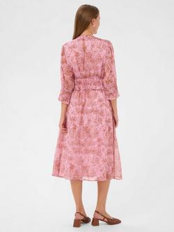 Saint Tropez Olexandra Animal Print Dress, Pink Nectar - view 2, Pink Nectar