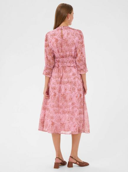 Saint Tropez Olexandra Animal Print Dress, Pink Nectar - view 2, Pink Nectar