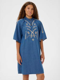 Saint Tropez Onaya Denim Dress, Medium Blue, Medium Blue