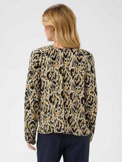 Saint Tropez Osina Abstract Animal Print Top containing LENZING™ ECOVERO™ Viscose, Tannin - view 2, Tannin
