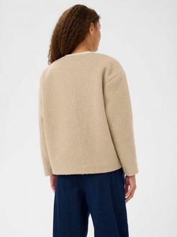Saint Tropez Oriel Fleece Jacket, Oxford Tan - view 2, Oxford Tan