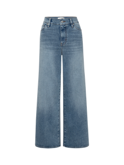 FRAME Petite Pixie Slim Palazzo High Rise Wide Leg Jeans, Gossamer, Gossamer