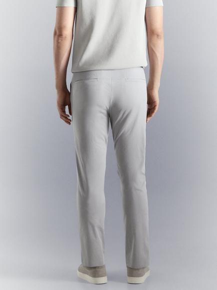 Mango Slim Fit Chinos, Ice - view 2, Ice