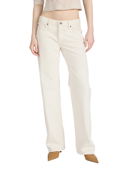 FRAME Saturday Low Rise Straight Leg Jeans, Shell - view 2, Shell