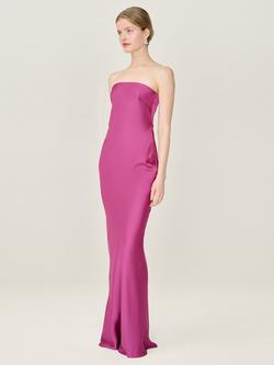 OMNES Amdra Strapless Maxi Dress, Magenta - view 2, Magenta