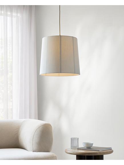 John Lewis Penrose Easy Fit Lampshade, Off White - view 2, Off White