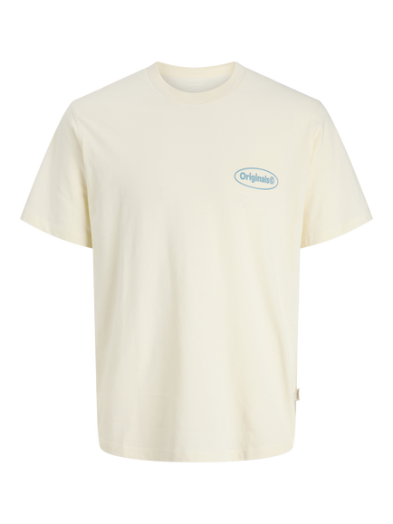 Jack & Jones Kids' Short Sleeve Poster Print T-Shirt, Antique White, Antique White