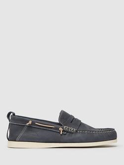 Rodd & Gunn Leather Victoria Loafers, Navy