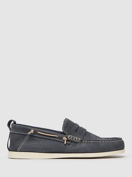 Rodd & Gunn Leather Victoria Loafers, Navy
