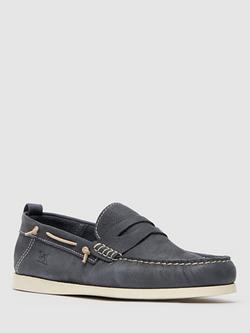 Rodd & Gunn Leather Victoria Loafers - view 2, Navy