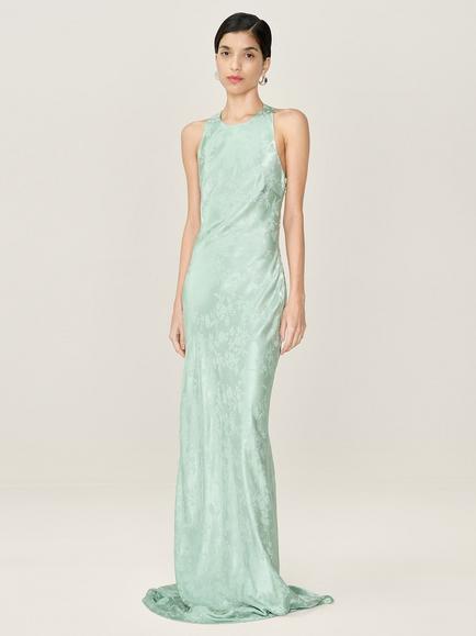 OMNES Jai Jacquard Maxi Dress, Sage