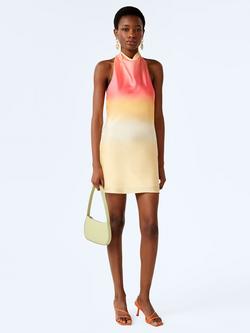 OMNES Luzia Satin Ombré Mini Dress, Multi, Multi