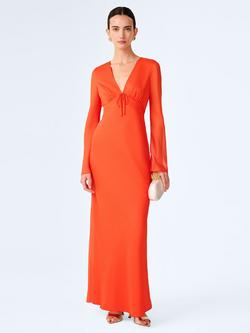 OMNES Marj Maxi Dress, Tangerine, Tangerine